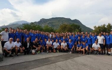 Il gruppo di Eccellenza e Promozione a fine lavori