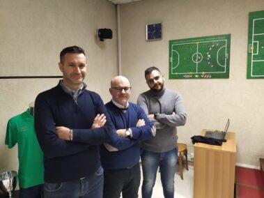 La commissione di esame con Mascherano, Lombardi e Partruini