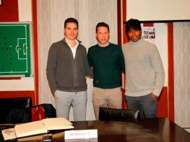 Intagliata con gli arbitri CAI Morello e Nuckchedi