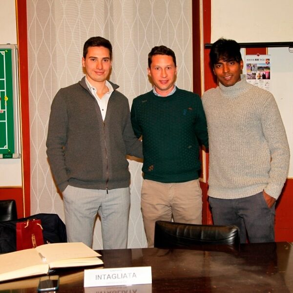 Intagliata con gli arbitri CAI Morello e Nuckchedi