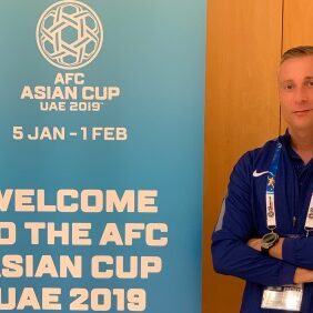 Valeri durante l'Asian Cup