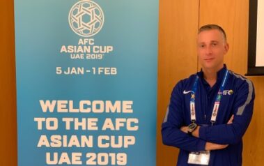 Valeri durante l'Asian Cup