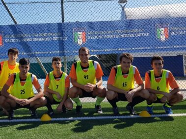 Arbitri durante i test atletici