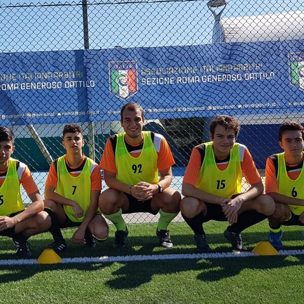 Arbitri durante i test atletici