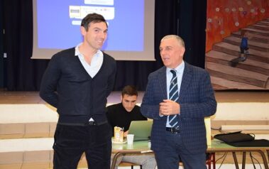 Sacchi con il Presidente Pressato