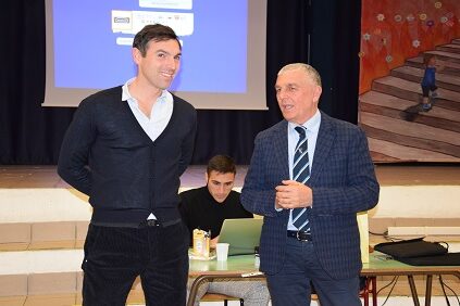 Sacchi con il Presidente Pressato