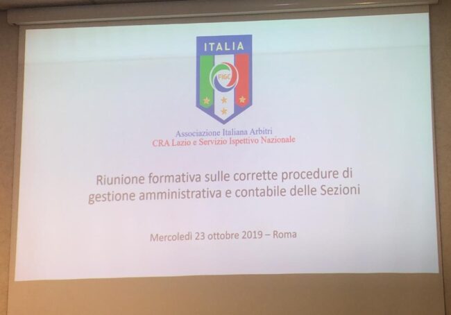 Il SIN incontra CRA e Sezioni