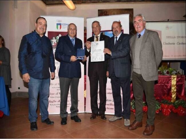 Da sx: Grassoti, Carbonari, Cicuti, Gasbarri e Viola