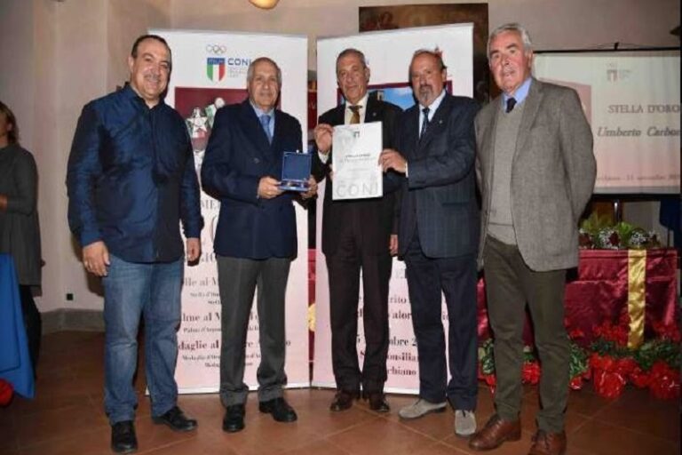 Da sx: Grassoti, Carbonari, Cicuti, Gasbarri e Viola