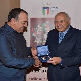 Il Sindaco Grassotti con Carbonari