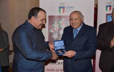 Il Sindaco Grassotti con Carbonari