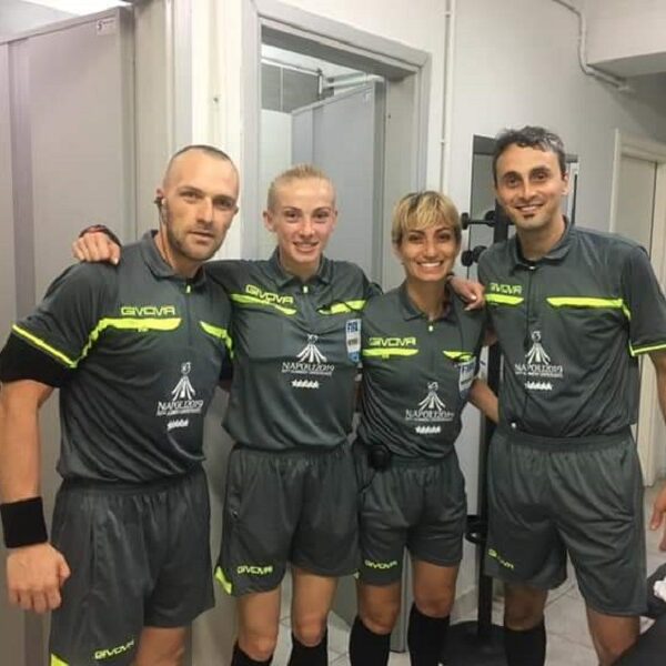 L'assistente giudice con la collega CAN D Pirriatore