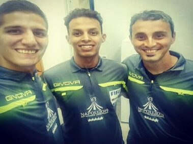 Gli assistenti del Lazio Ticani e Giudice