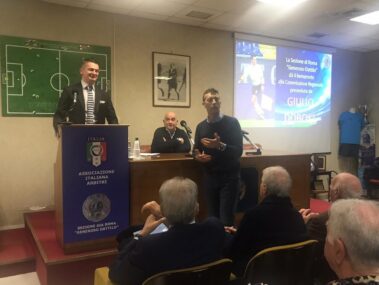 Grispigni e Dobosz durante la riunione