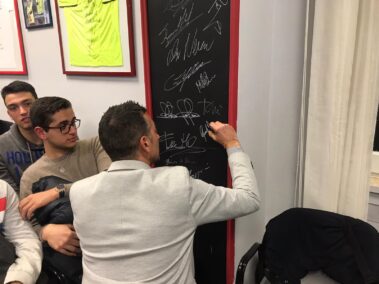 L'autografo del presidente