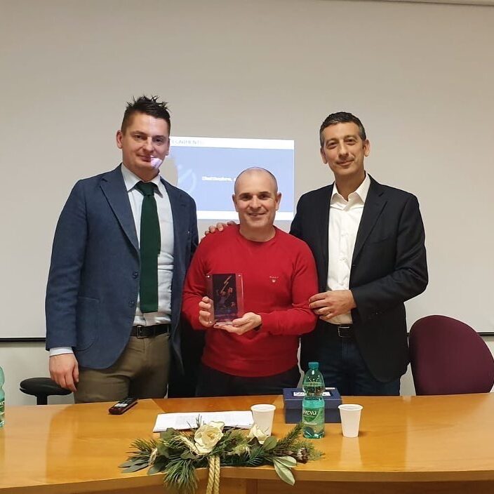 Omaggi con il Presidente Samà