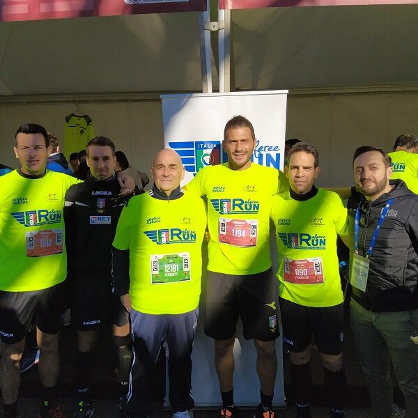 Gli arbitri nazionali presenti alla terza tappa della We Run Rome