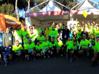 Foto di gruppo degli arbitri presenti