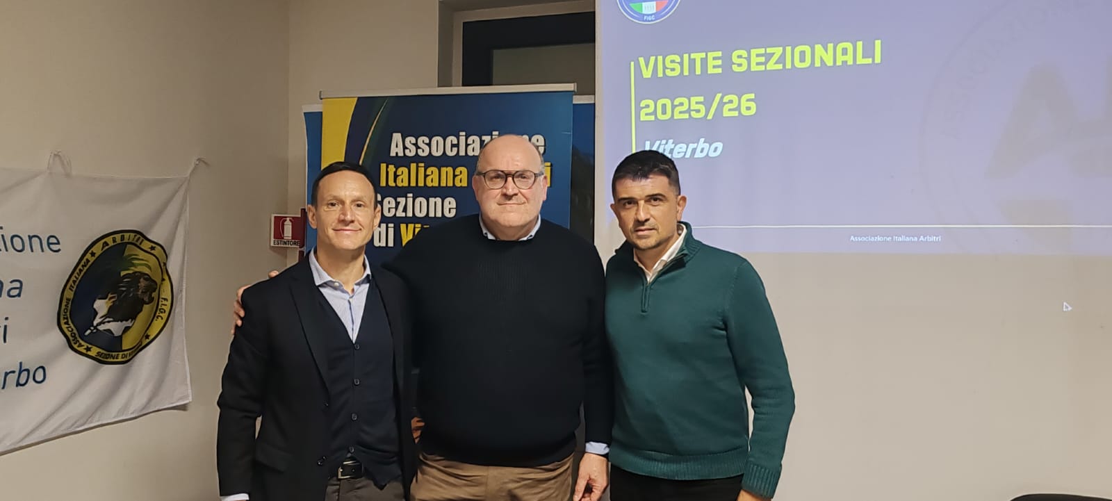 da sx Santoro, Mariani e Stazi